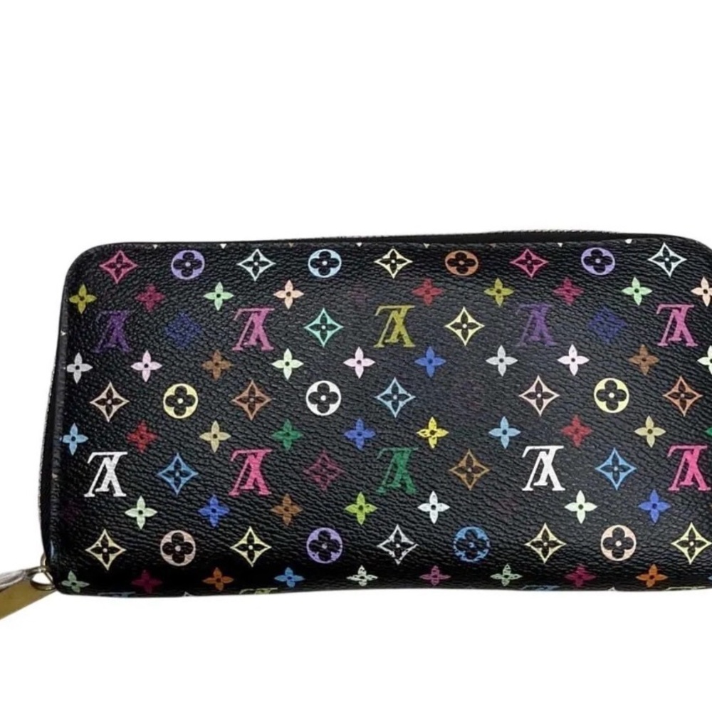 Louis Vuitton Black Multicolor Monogram Wallet